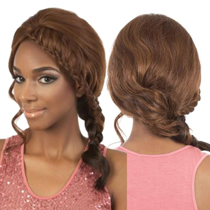 two french braid lace wig