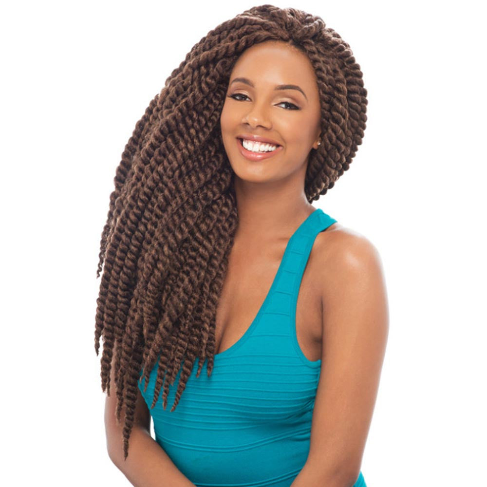 Janet Noir 100 Kanekalon Braid 2x Havana Mambo Twist 24