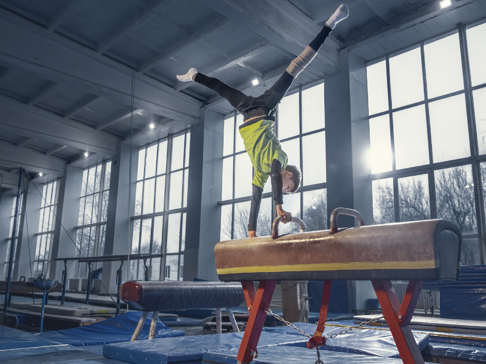 banner showing infrared heating can be used in sports halls and leisure centres