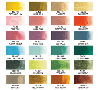 Van Gogh Watercolor Pocket Box, Muted Colors Set of 12 — ArtSnacks