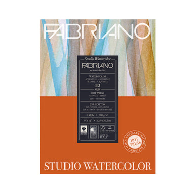 Fabriano 1264 Watercolor Pad, 7 inch x 10 inch, Spiral Bound
