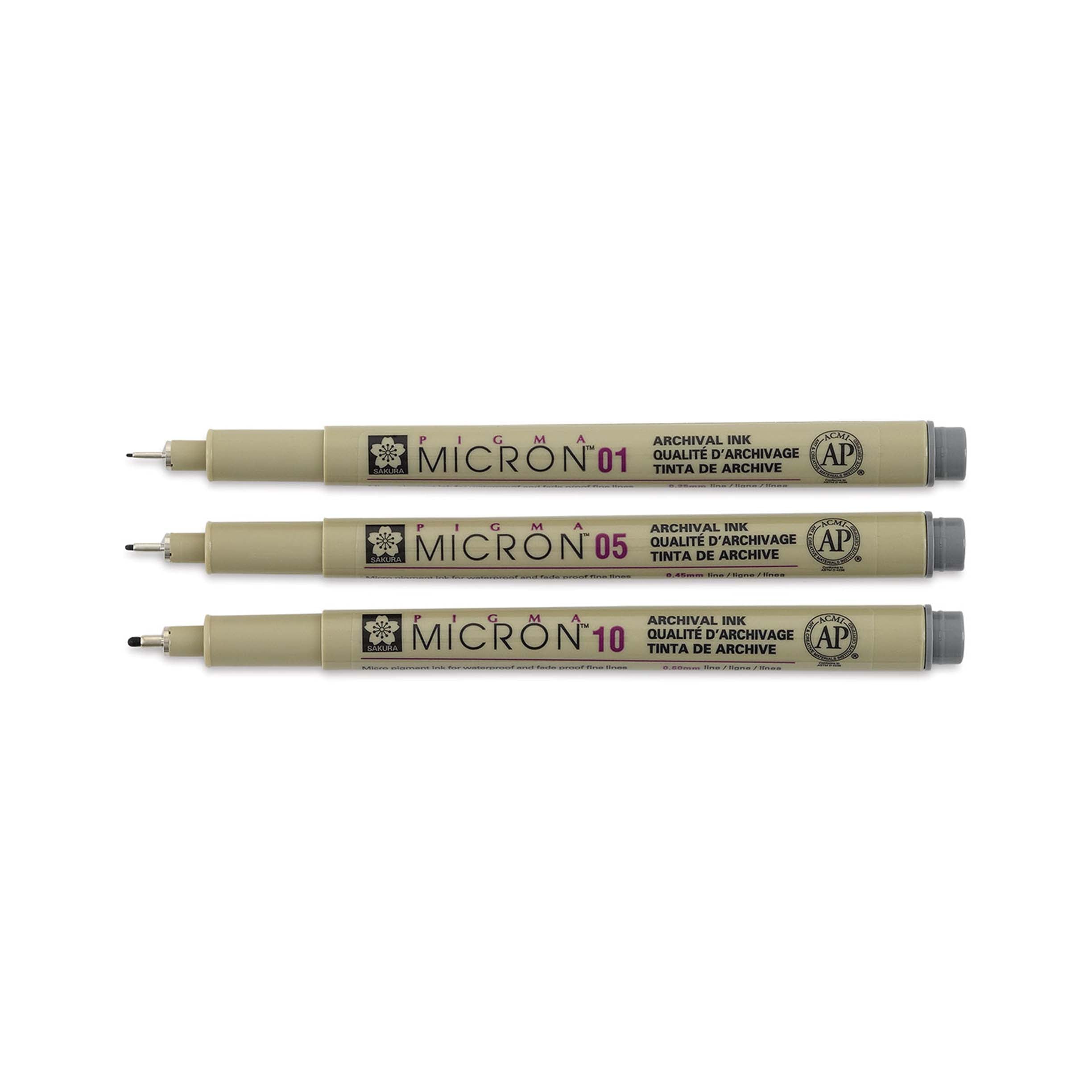 Overvloed boog Doe mijn best Sakura Pigma Micron Pens, Cool Gray Set of 3 — ArtSnacks