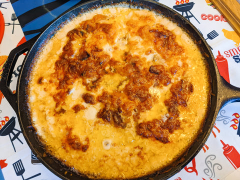 Barbecued Cheesy Scalloped Potatoes Recipe