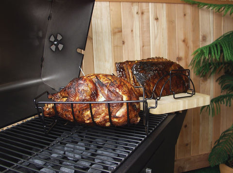 BRANDER REVERSIBLE RIB AND ROAST RACK REVIEW AT BARBECUES GALORE