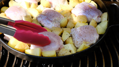 Food For Thought Blog: Skillet Garlic Chicken and Potatoes Recipe by Barbecues Galore