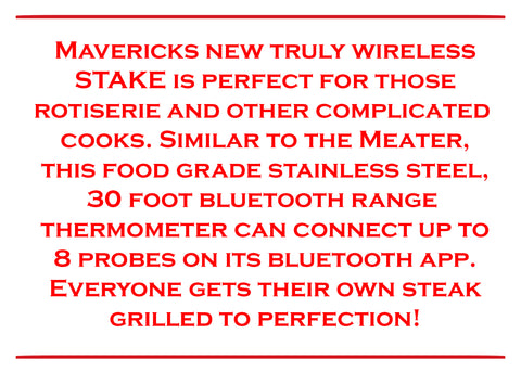 Maverick Stake Text | Barbecues Galore