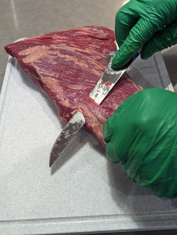 Trim Silver Skin On Meat