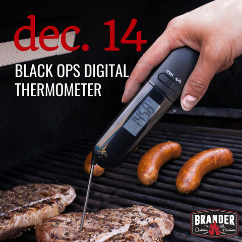 Black Digital Meat Thermometer