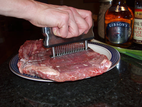 Rye Marinated Flank Steak - Use the Marinade Turbocharger for Maximum Marinade Absorbtion