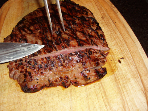 Rye Marinated Flank Steak - Let your Steak Rest Before Slicing