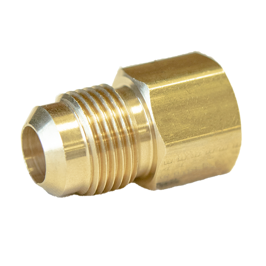 DOMINION 3/8 Brass Flare Union Coupling