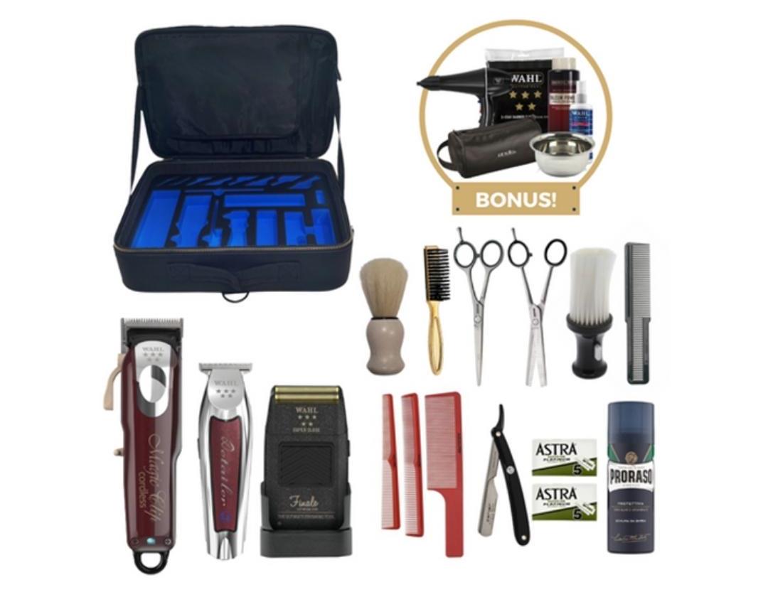 Barberco Platinum Barbering Kit - Wahl Magic & Beret Trimmer