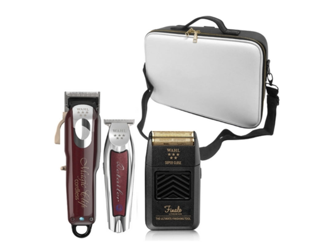 Wahl Magic Clip, Beret Trimmer, Finale Shaver & Case