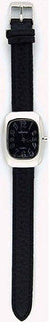 Casual Feminine Sport Smooth Edge Rectangle Fashion Strap Watch : 3036-BKK