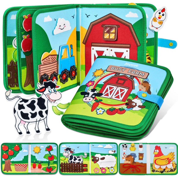 Perfect Farm Animal Busy Board for Travel and Learning