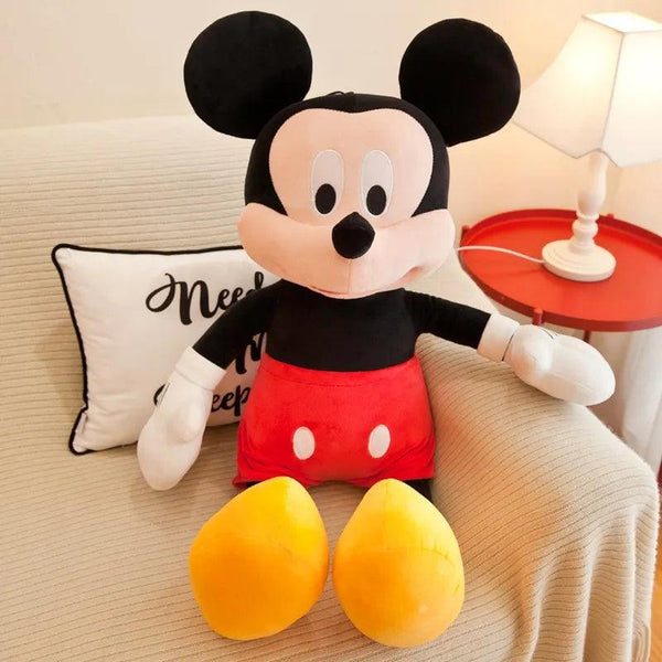 Disney Classic Plush Pin Set: Winnie the Pooh, Mickey, Minnie, Tigger, Piglet