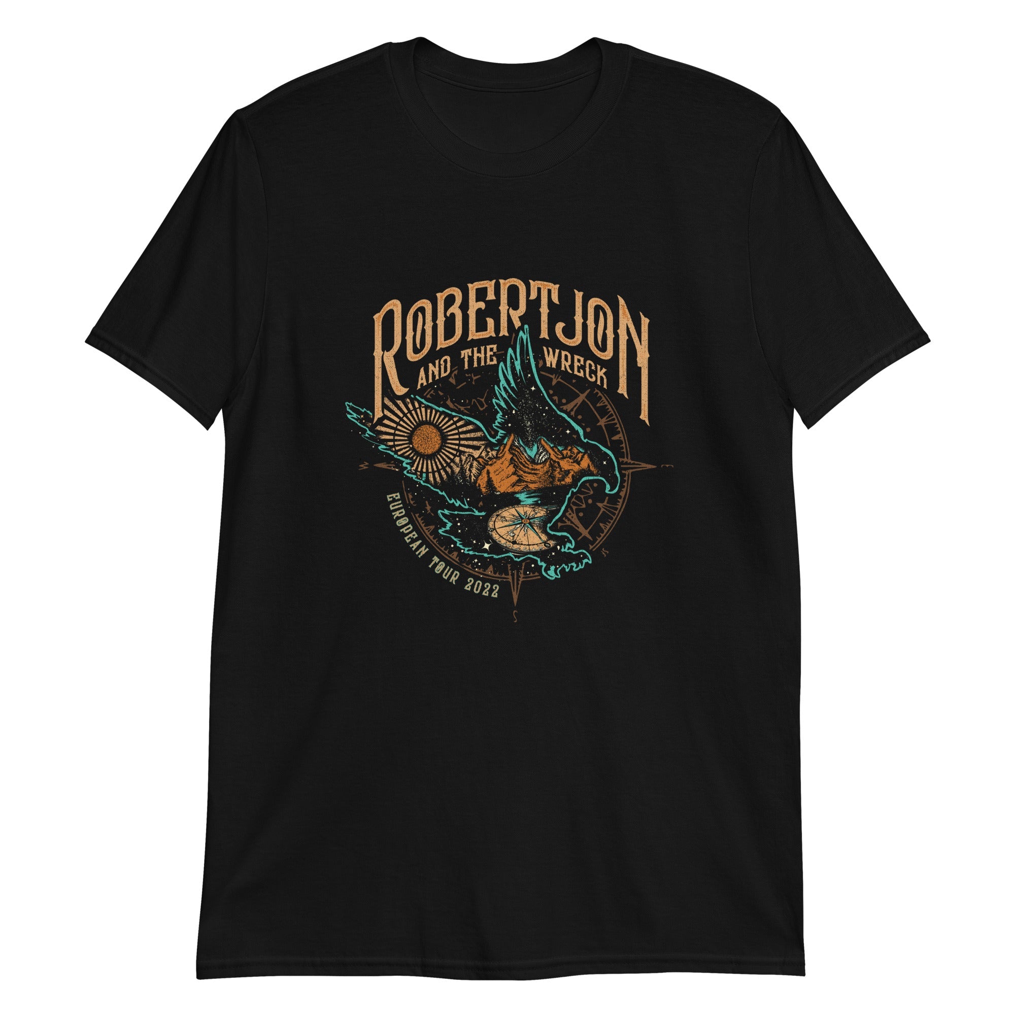 Europe Tour 2022 T-Shirt w Dates (Unisex) - Robert Jon And The Wreck product image