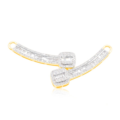 Diamond Baguette Pendant (1.00CT) in 10K Gold