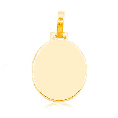 Round Shape Custom Diamond Memory Pendant (1.00CT) in 10K Gold