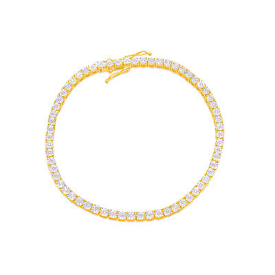Tennis Diamond Bracelet (1.00CTW) in 10K Yellow Gold - 6mm