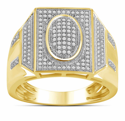 10K Gold Diamond Men's Ring 0.40CT
