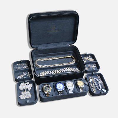 DiamondX Leather Jewelry Case