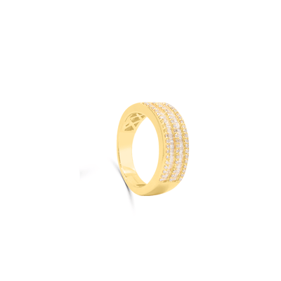 Half Eternity Baguette Diamond Cluster Men's Band Ring (1.10CT) in 10K Gold - Size 7 to 12