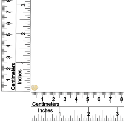 Heart Shape Diamond Cluster Stud Earring (1.00CT) in 10K Gold (Yellow or White)