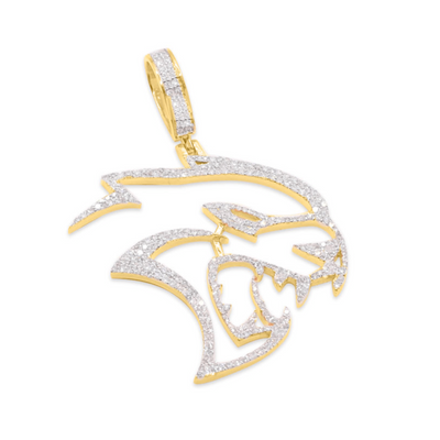 Hellcat Lion Diamond Pendant (2.00CT) in 10K Gold