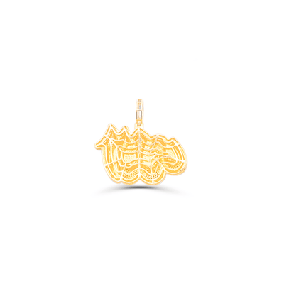 Iced Out Allah Diamond Pendant (3.00CT) in 10K Gold