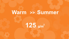 Summer warmth - 125 g/m2