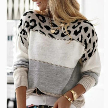 Leopard Print Pullover