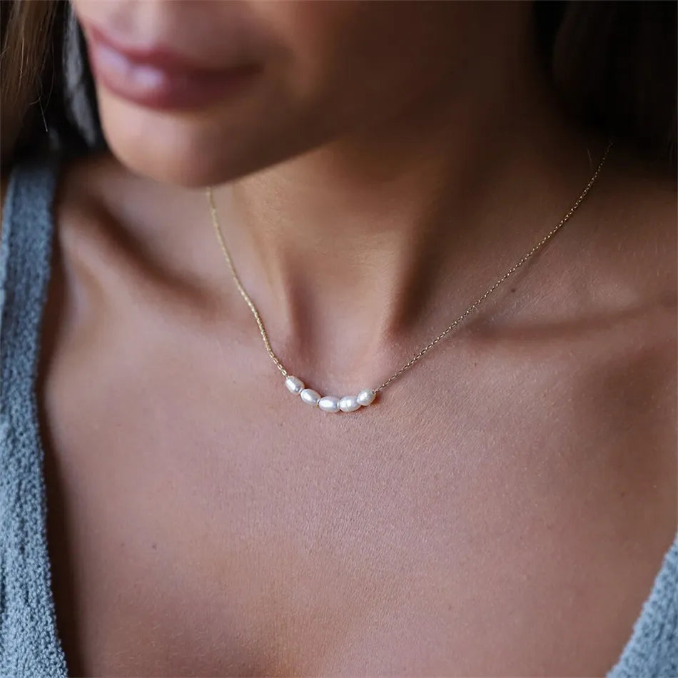 5 Pearl Necklace