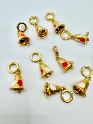 Gold Bell Charm - The Aubrey Shop 