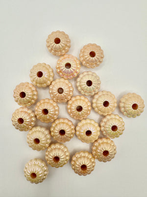 Brown Iridescent Spacer Bead - The Aubrey Shop 