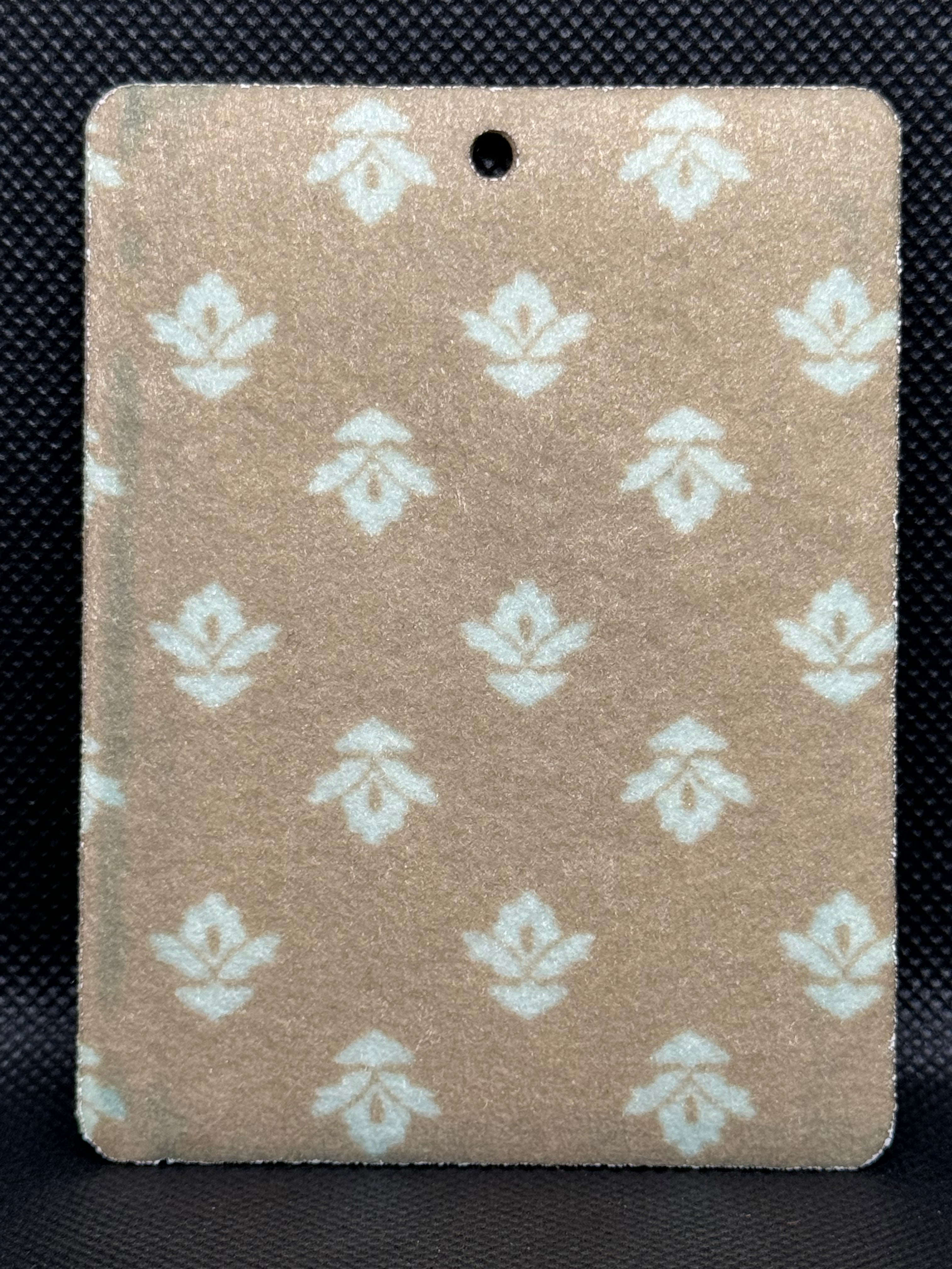 Boho Brown Pattern Felt Freshie 1133