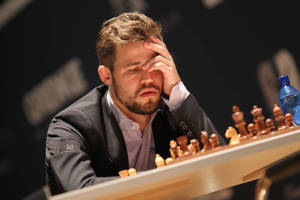 A picture of top chess player