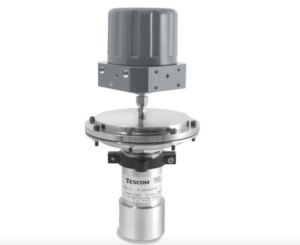 Solutions such as the TESCOM 26-2000 Series Venting Pressure Regulator are designed to provide a safe, reliable and precise process control in the hydrogen industry. (Image courtesy of Emerson)