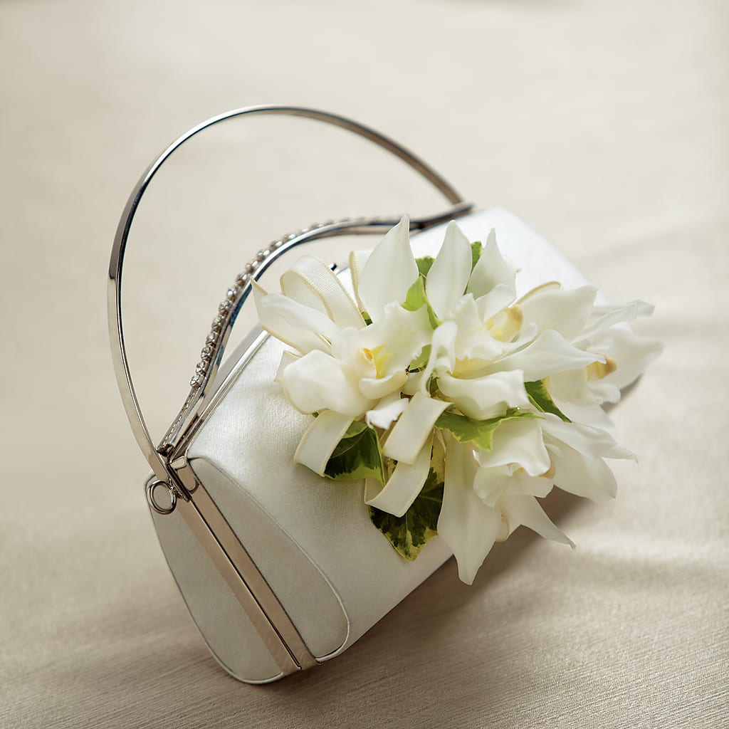 White Purse Decor - JW Florals  Designs product image