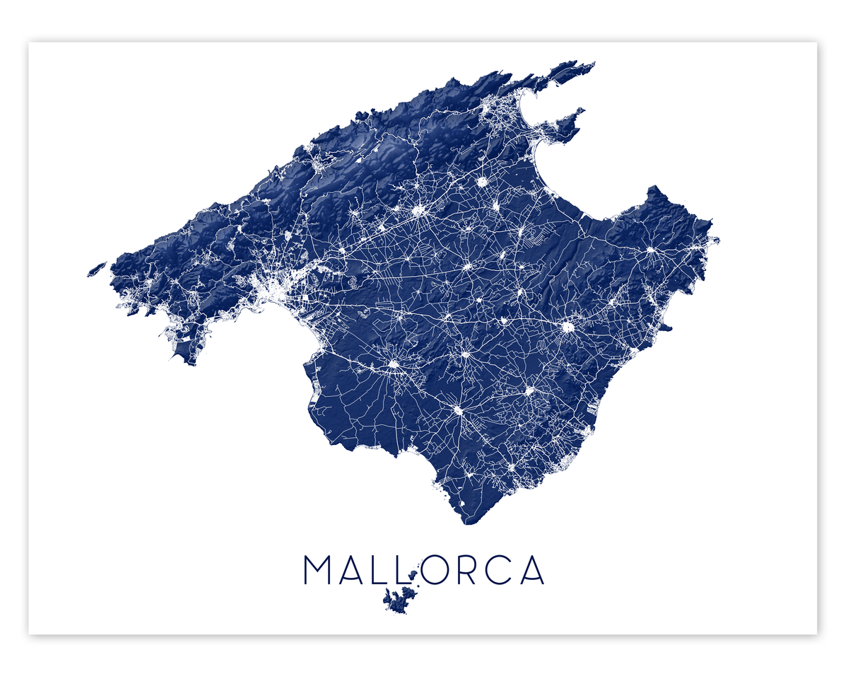 Mallorca Map Print Map Of Mallorca Poster Majorca Spain Island Maps   Mallorca Spain Map Print MapsAsArt Lc CoverAZ 1200x960 