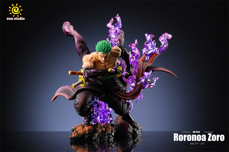 One Piece Figures 24cm Roronoa Zoro Figure Throne Ghost Island