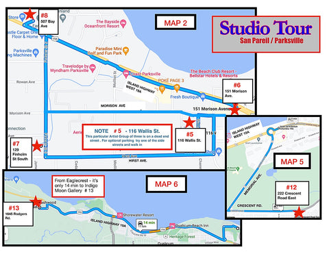 Studio Tour Map