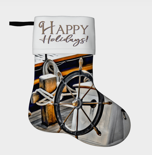 Airplane Holiday Stocking