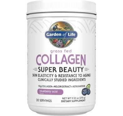 Colágeno Super Belleza sabor Blueberry Acai, Piel, Uñas, Cabello. 270