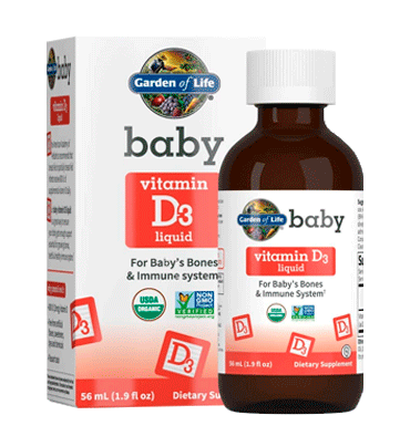 Víctor Monica compresión Vitamina D3 para Bebé, Soporte Sistema Oseo + Sistema Inmune + Rico Sa