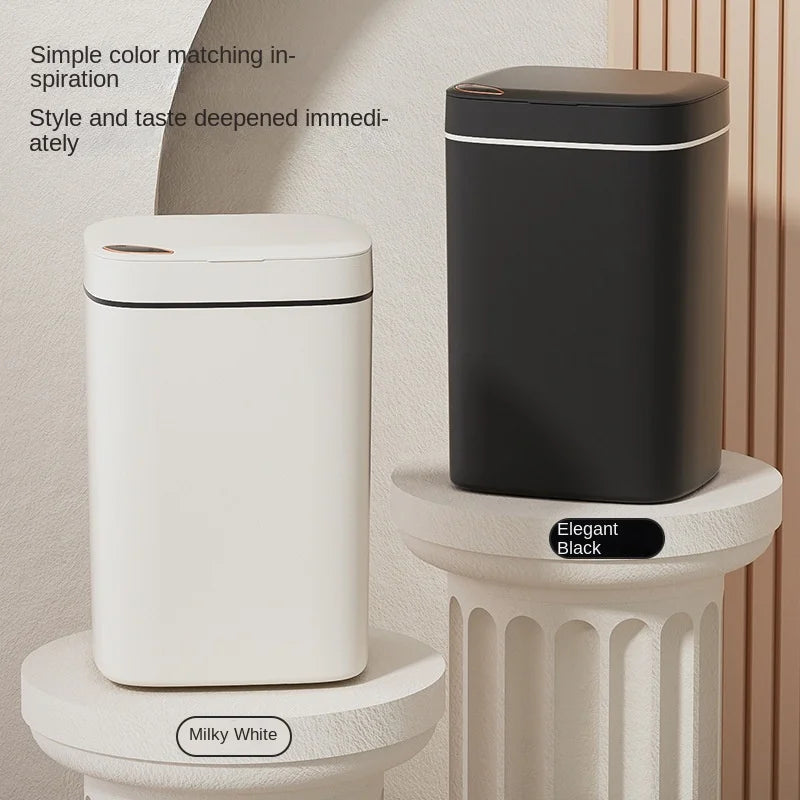 16L Smart Trash Can Automatic Bagging Electronic Trash Can