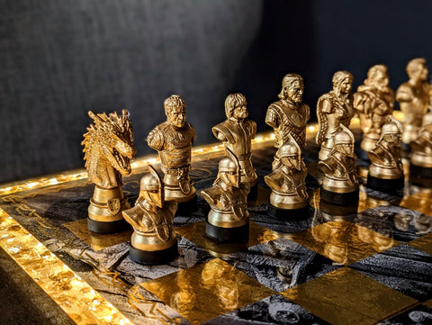 game of thrones limited edition chess set pieces