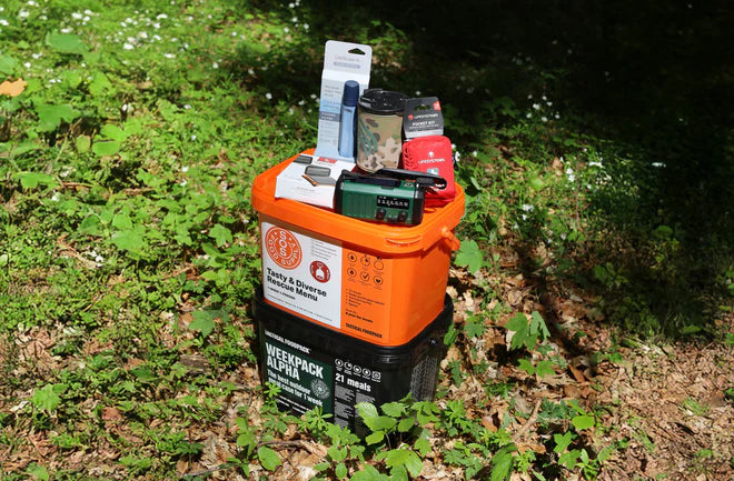 En samling af produkter, der kan være en del af en personlig beredskabsplan