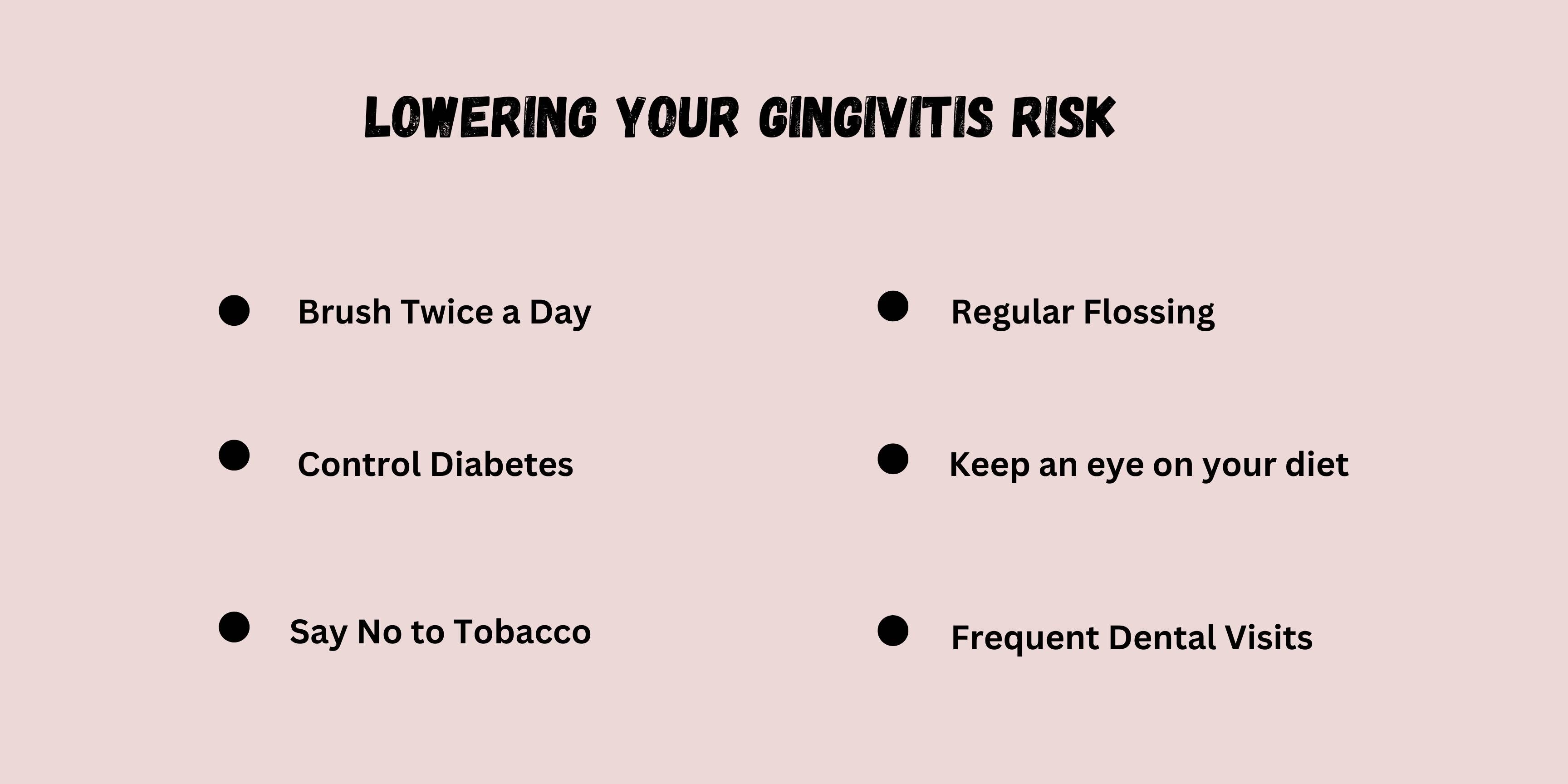 Lowering Your Gingivitis Risk