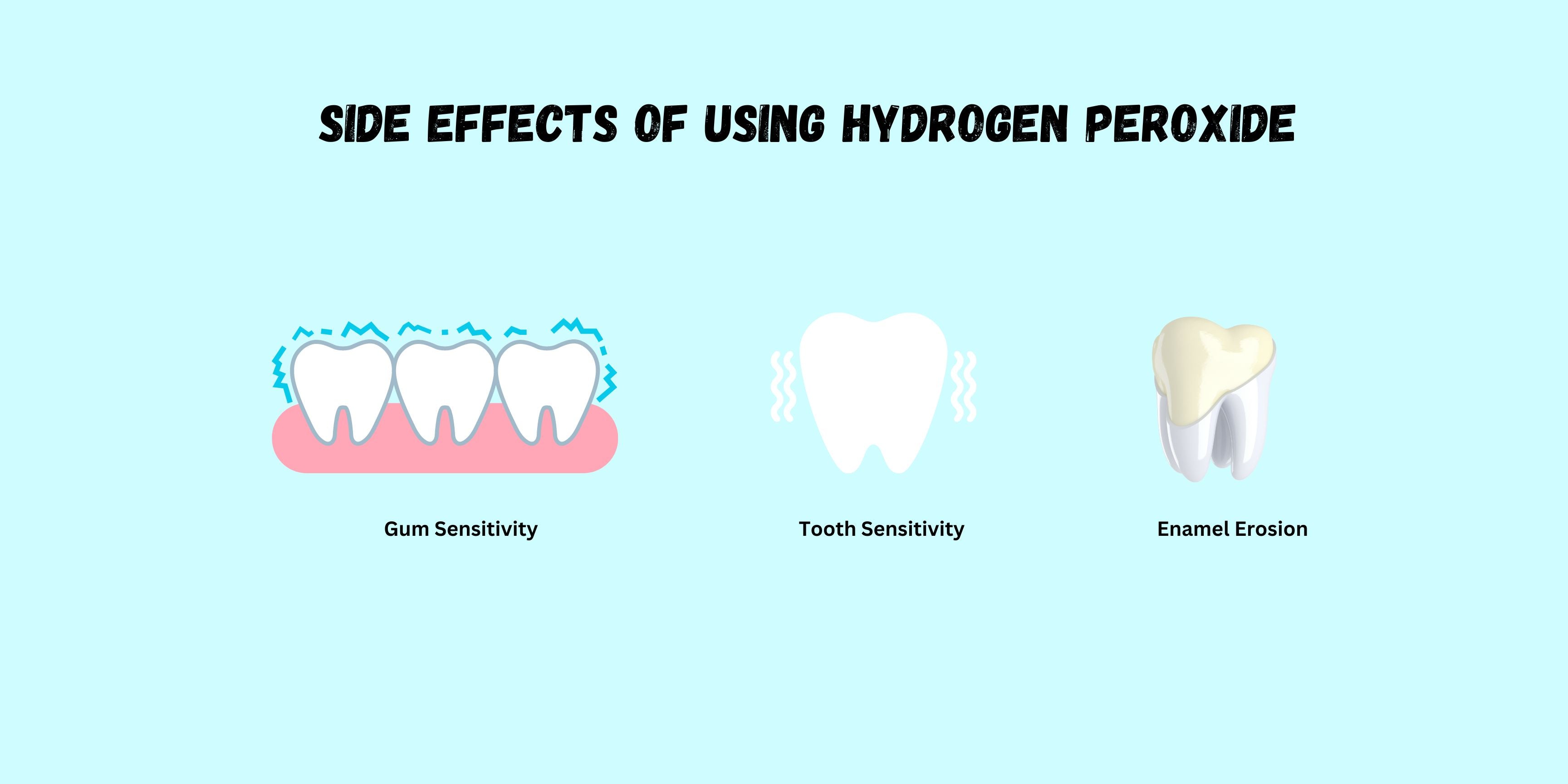Side Effects of using hydrogen peroxide